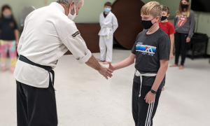 One of our awesome students getting there yellow stripe (11)