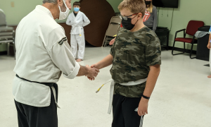 One of our awesome students getting there yellow stripe (6)