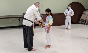 One of our awesome students getting there yellow stripe (3)