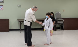 One of our awesome students getting there yellow stripe (1)